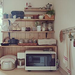 キッチン/DIY/古いもの/朝の１枚/グリーンのある暮らし...などのインテリア実例 - 2016-04-07 08:50:44
