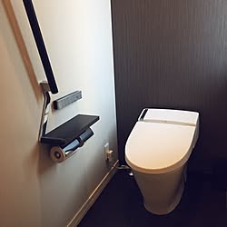 バス/トイレ/モノトーン/1階/トイレのインテリア実例 - 2015-12-06 11:33:09