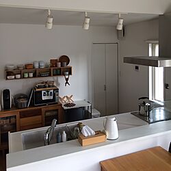 キッチン/平屋/北欧/無印良品 壁に付けられる家具のインテリア実例 - 2016-11-01 10:35:07