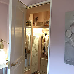 室内ドア/ゴールドが好き/塗装DIY/ベッド周りのインテリア実例 - 2020-07-30 15:51:05
