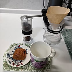 キッチン/コーヒーのある暮らし/ご覧頂きありがとうございます♡/マグカップ/コンパクトな間取り...などのインテリア実例 - 2023-03-28 14:42:34