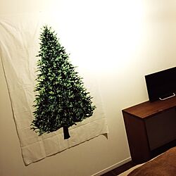 壁/天井/クリスマスツリー/タペストリー/ベッド周り/もみの木...などのインテリア実例 - 2015-10-12 18:26:44