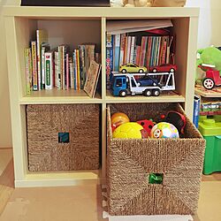 リビング/おもちゃ収納/IKEAのインテリア実例 - 2017-05-07 15:44:40