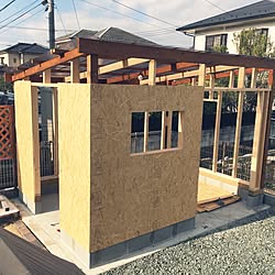 部屋全体/コーススレッド/OSB合板/2×4工法/DIY...などのインテリア実例 - 2016-05-05 11:59:45