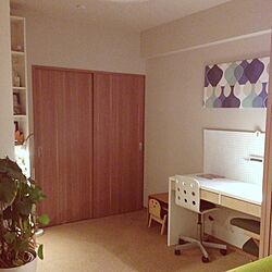 部屋全体/椅子/ファブリックパネル/勉強机/照明 IKEA...などのインテリア実例 - 2013-03-04 21:47:14