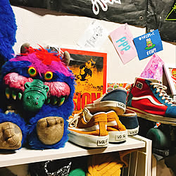 棚/VANS/VANSマニア/SANTACRUZ/my pet monster...などのインテリア実例 - 2018-07-06 11:34:27