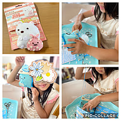 長女初めてのお裁縫*/ハンドメイド作品/赤ちゃんと暮らす/いつもいいねやコメありがとうございます♡/RＣの出会いに感謝♡...などのインテリア実例 - 2020-07-12 17:18:03