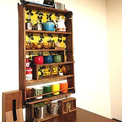 棚/包装紙/ファイヤーキング/DIY家具のインテリア実例 - 2013-08-31 18:37:53
