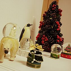 棚/スノードーム/クリスマス/クリスマスツリー/ペンギン...などのインテリア実例 - 2015-11-26 23:22:17