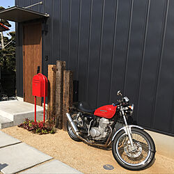 玄関/入り口/バイク/カフェレーサー/caferacer/HONDA...などのインテリア実例 - 2018-01-21 20:14:15