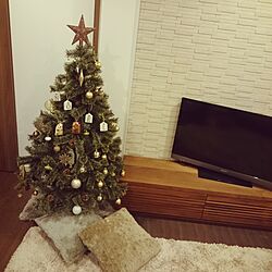 リビング/ニトリ　/クリスマスツリー150cm/niko and…　/クリスマス...などのインテリア実例 - 2016-11-10 21:56:29