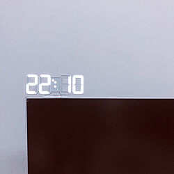 漆喰壁/SONY BRAVIA/時計/IKEA/壁/天井のインテリア実例 - 2021-10-13 22:24:01