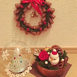 棚/クリスマス/ブリザードフラワーのインテリア実例 - 2016-11-12 15:58:00