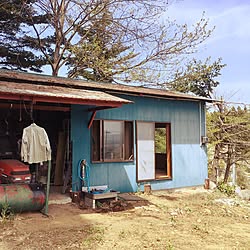 部屋全体/トタン波板/山小屋のインテリア実例 - 2017-05-05 16:16:24