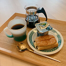 おはようございます♡/コーヒーのある暮らし/朝ごはん/おうちカフェ/ファイヤーキング...などのインテリア実例 - 2021-04-08 21:59:55