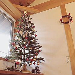 リビング/和のクリスマス/クリスマスディスプレイ/IKEA クリスマスツリー/手づくりリース...などのインテリア実例 - 2018-12-01 09:01:50