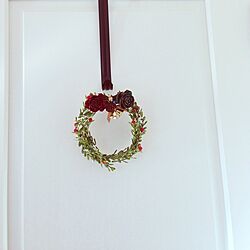 玄関/入り口/DIY/handmade/クリスマスのインテリア実例 - 2013-12-15 11:59:25