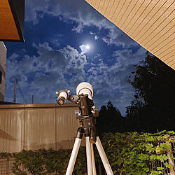タープ/緑のカーテン/月/天体望遠鏡/アキュラホーム...などのインテリア実例 - 2022-09-11 16:31:05