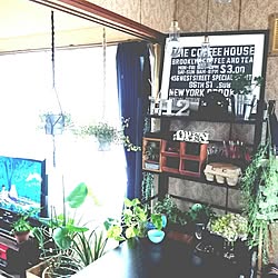 机/植物のある暮らし/和室を洋室に！/100均だらけ/DIY...などのインテリア実例 - 2016-06-26 20:10:22