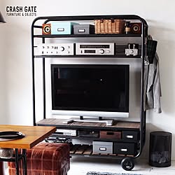 テレビボード/CRASH GATE/CRUSH CRASH PROJECT/クラッシュプロジェクト/knot antiques...などのインテリア実例 - 2017-01-06 12:55:38