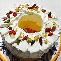 キッチン/生クリーム❤︎ぺろり❤︎/シフォンケーキ/お誕生日パーティー/手作りケーキのインテリア実例 - 2015-06-24 14:41:46