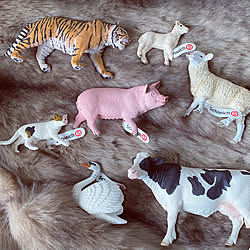 動物フィギュア/Schleich/シュライヒ/子供のいる暮らし/モニター当選...などのインテリア実例 - 2021-12-20 19:41:29