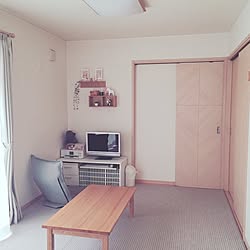 部屋全体/和室を洋室に /和室/壁に付けられる家具/シンプルインテリア...などのインテリア実例 - 2017-06-08 19:17:18