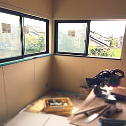 ベッド周り/建築中/注文住宅/建築記録/建築中の一枚...などのインテリア実例 - 2017-07-02 22:53:06