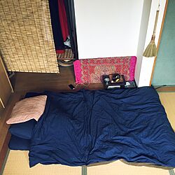 ベッド周り/和室/IKEA/簾/畳...などのインテリア実例 - 2015-11-01 14:04:43