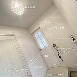 ドアDIY/建売住宅/モールディングDIY/玄関diy/クッションフロアDIY...などのインテリア実例 - 2022-03-31 10:07:56