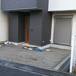 玄関/入り口/2階建て/駐車場2台/22坪とちょっと/狭小住宅...などのインテリア実例 - 2020-01-17 21:45:59