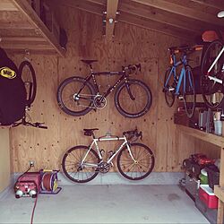 玄関/入り口/自転車/ロードバイク/ガレージのインテリア実例 - 2016-09-10 22:08:32