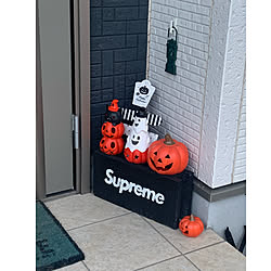 ブロックオブジェ/Supreme/ハロウィン/ダイソー/ミニチュアダックスと暮らす家...などのインテリア実例 - 2021-09-07 20:38:30