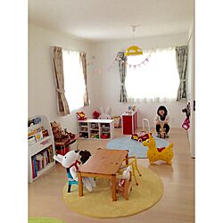 壁/天井/カラフル/こどもと暮らす。/子供部屋/おもちゃのインテリア実例 - 2016-03-09 11:25:27