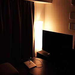 テレビ周り/LEDライト/ライトスタンド/LED照明/hue...などのインテリア実例 - 2016-02-23 13:00:35