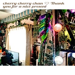 玄関/入り口/boho styleに憧れる/cherry cherry ﾁｬﾝ♡/素敵便♡♡♡♡/賃貸でも楽しく♪...などのインテリア実例 - 2016-11-13 17:41:38