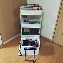 机/BLACK＆DECKER/IKEA/スチールラック/工具...などのインテリア実例 - 2017-03-08 20:11:19