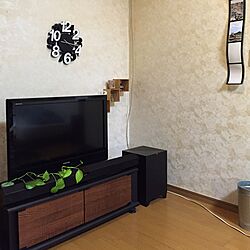 部屋全体/TV/スピーカー/IKEA/セリア...などのインテリア実例 - 2015-05-28 21:30:47