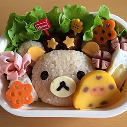 キッチン/お弁当♬/キャラ弁/インテリアじゃなくてごめんなさい…。/お弁当のインテリア実例 - 2014-05-01 07:14:17