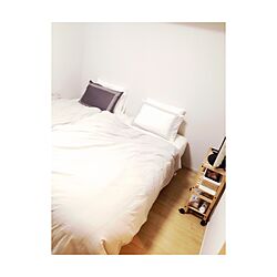 ベッド周り/IKEA/フランフラン/モノトーン/無印良品...などのインテリア実例 - 2016-09-24 03:22:17