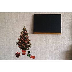壁/天井/セリア/100均/クリスマス/黒板...などのインテリア実例 - 2014-10-30 20:41:20