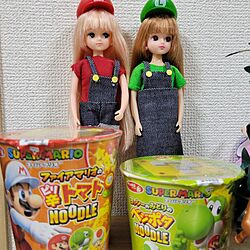 キッチン/マリオキャラがいっぱい！/カップラーメンマリオ/セブンイレブン/ハンドメイドリカちゃん服...などのインテリア実例 - 2023-10-21 10:21:03