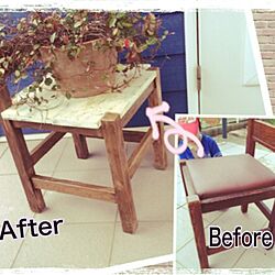 棚/DIY/アンティーク/リメイクした椅子/リメイクのインテリア実例 - 2014-05-23 20:45:55