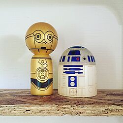 棚/誕生日プレゼント/C-3PO/R2-D2/Made in Japan...などのインテリア実例 - 2016-06-14 23:14:12