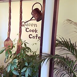 壁/天井/cafe/QueenCookCafe/リメイク/手作り...などのインテリア実例 - 2014-10-14 19:56:39