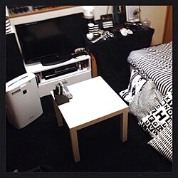 部屋全体/クッション/白黒/モノトーン/IKEA...などのインテリア実例 - 2013-11-07 22:56:57