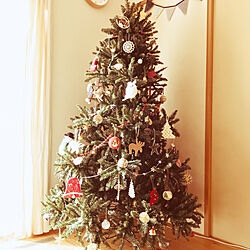 築13年/クリスマスツリー180cm/木の家/リビング/クリスマスツリー...などのインテリア実例 - 2020-12-16 11:33:49