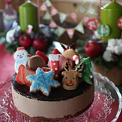 クリスマス/クリスマスデコレーション/ケーキのインテリア実例 - 2016-12-24 02:16:21