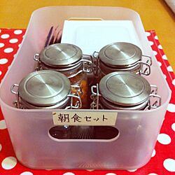 キッチン/朝食セット/保存容器のインテリア実例 - 2013-05-29 09:02:13
