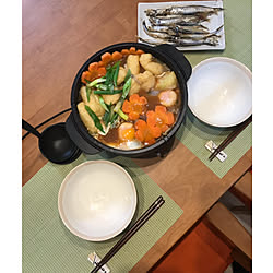 モニターpicにお付き合い頂き感謝です☆/お店の味/味噌煮込みうどん/くらしのeショップモニター/山善...などのインテリア実例 - 2019-03-07 21:41:21